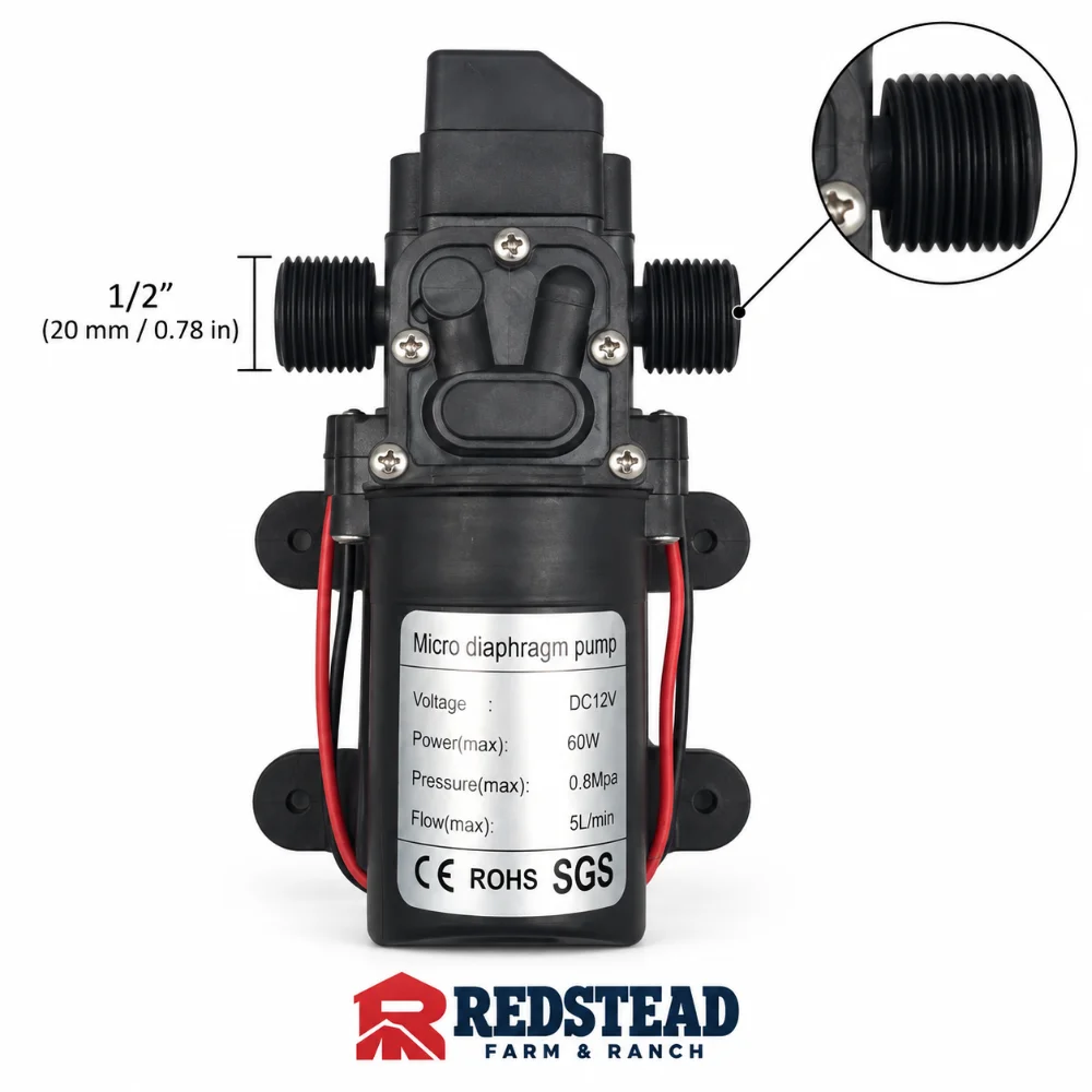GOODPUMPS Compact 12V water pump