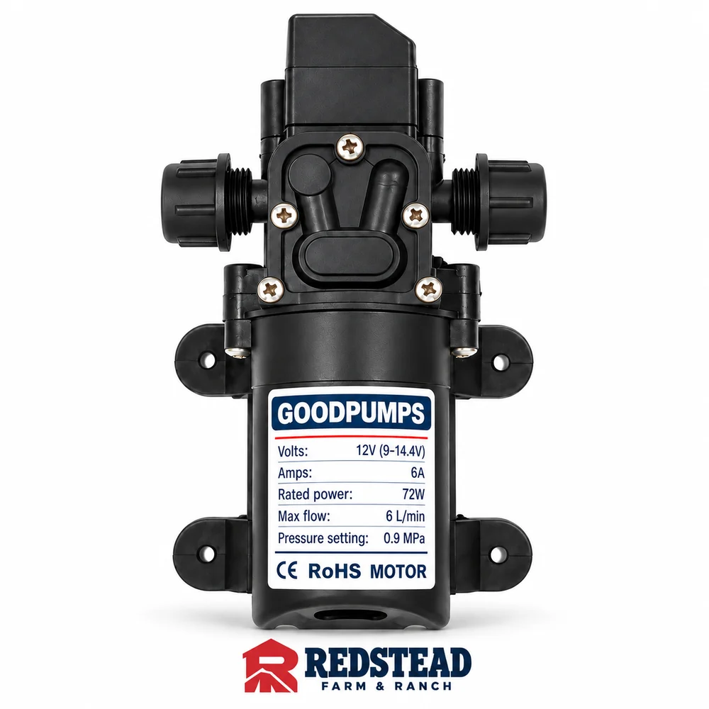 GOODPUMPS 12V diaphragm water pump