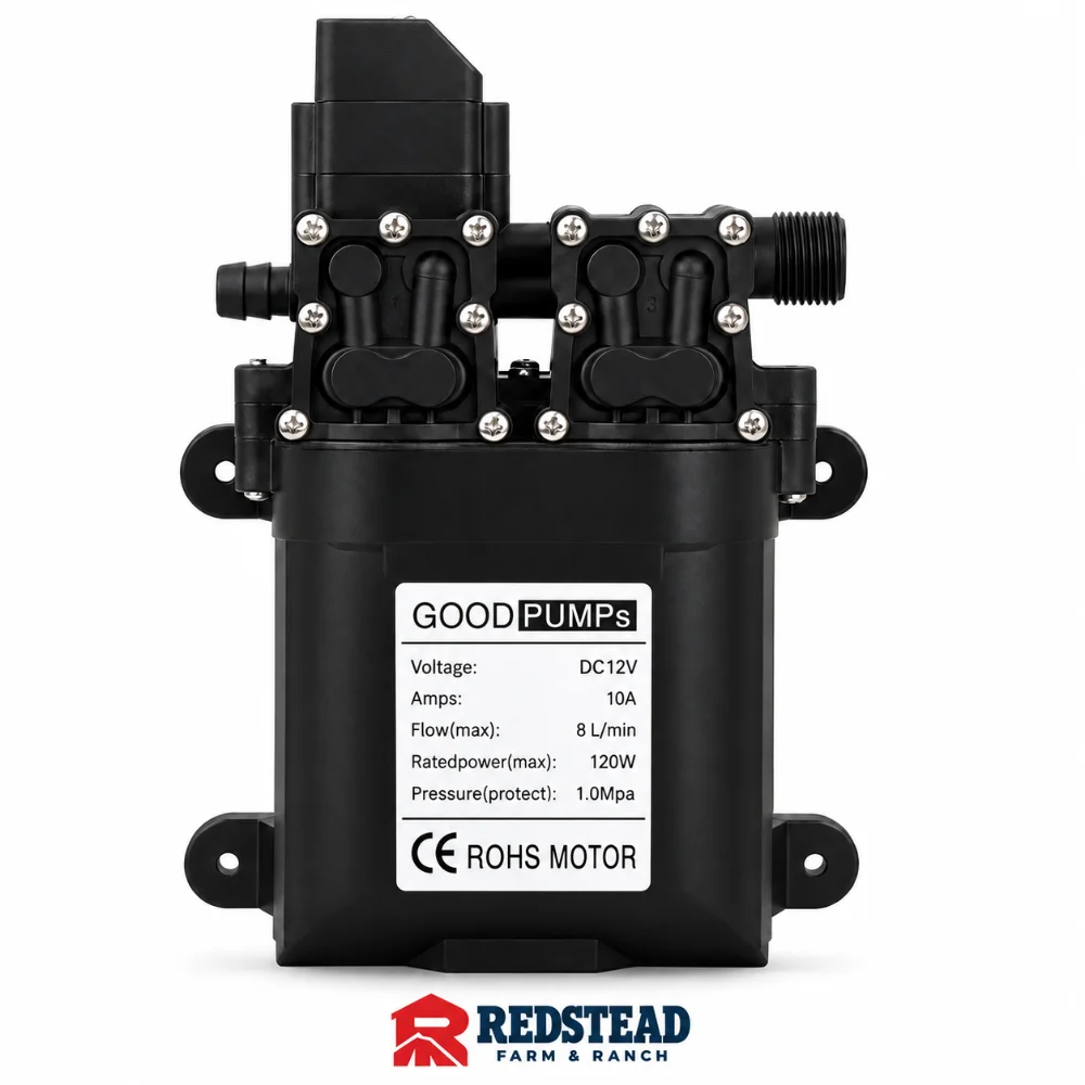 GOODPUMPS Heavy-Duty 12V water pump